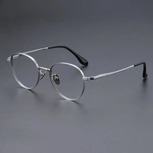 Load image into Gallery viewer, YIMARUILI Luxury Titanium Round Glasses β Retro Wide-Rimmed Frame