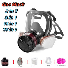 将图片加载到图库查看器,6800 Full Face Safety Work Gas Masks Survival Nuclear and Chemical with 40mm Activated Carbon Filter & Anti-Fog Design