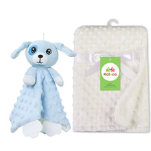 Load image into Gallery viewer, Personalized Newborn Baby Blanket with Name & Custom Stroller Gift Set