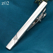 Load image into Gallery viewer, New Metal Silver Color Tie Clip For Men Wedding Necktie Tie Clasp Clip Tie Clips for Men Tie Bar Clip Regular Ties Necktie Wedding Business Tie Pin Clips Gentleman Ties Bar Elegant Men's Accessories