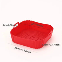 Load image into Gallery viewer, Reusable Silicone Airfryer Liner β Baking Tray & Fryer Accessory