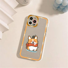 Load image into Gallery viewer, Cute Puppy Phone Case For Iphone 11 12 13 Mini Pro Max 14 Pro Max Case Shell Butt Squishy Fidget Toys Phone Case For Iphone