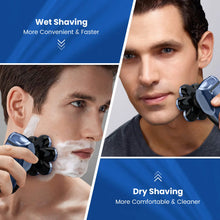 Load image into Gallery viewer, 5 in 1 Electric Head Shaver for Bald Men 7D Floating Cutter Beard Trimmer Clipper Waterproof Shaving Men Grooming Kit