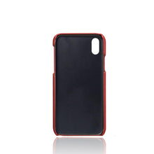 Load image into Gallery viewer, Men Leather Durable Shockproof Protective Cover For iPhone 14 Pro 13 Pro MAX Luxury Leather Card Holder Phone Case Stylish Leather Cover For iPhone 2 Credit Card Slots Holders Compatible for iPhone 13