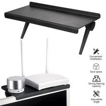 Load image into Gallery viewer, Adjustable Screen Storage Rack - No-Drill Shelf for TV & Computer Monitors