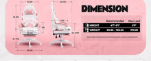 Load image into Gallery viewer, Gaming Chair, Cute with Cat Ears Paw Lumbar and Cushion,Ergonomic Computer Chair with Footrest, Reclining, Computer Chair