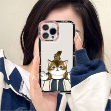 将图片加载到图库查看器,Cute Cat Phone Case For Iphone 11 12 13 Mini Pro Max 14 Pro Max Case Shell Cartoon Patterned Case Cover Soft Clear Cover Flexible Ultra Slim Anti-scratch Bumper Protective Cover For Iphone