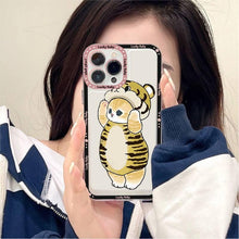 将图片加载到图库查看器,Cute Cat Phone Case For Iphone 11 12 13 Mini Pro Max 14 Pro Max Case Shell Cartoon Patterned Case Cover Soft Clear Cover Flexible Ultra Slim Anti-scratch Bumper Protective Cover For Iphone
