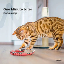 Load image into Gallery viewer, Automatic Smart Sensing Snake Cat Toy – Interactive USB Rechargeable Moving Pet Toy with Lights & Motion Detection for Cats