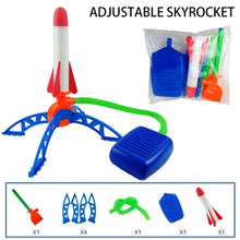 Load image into Gallery viewer, Kids Outdoor Rocket Foot Pump Outdoor Air Pressing Soaring Rocket Suit Jumps Air Powered Rocket Launcher Game Children Toy Gifts