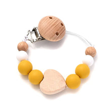 将图片加载到图库查看器,Baby Pacifier Chain Clip Silicone Teether Beads Soother Toy