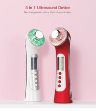 Load image into Gallery viewer, Ultrasonic Ion Facial Massager - Photon Rejuvenation & EMS Microcurrent, Portable Vibration Skin Care Device for Home Use