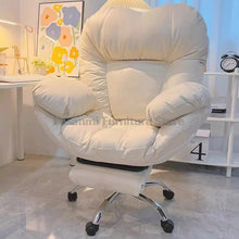 将图片加载到图库查看器,Large Soft Office Chair Home Gaming Computer Sofa Chair with Double Thick Armrest Gamer Comfortable Desk Rolling Swivel Chairs