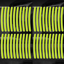 Load image into Gallery viewer, Car Wheel Hub Reflective Stripes Stickers – Night Safety Tire Rim Decals, Waterproof Warning Tape for Vehicle Decoration