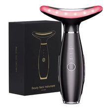 将图片加载到图库查看器,3 in 1 EMS Neck Face Beauty Device with Thermal Neck Lifting Vibration LED Facial Massager Double Chin Remover Skin Care Tool