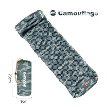 Load image into Gallery viewer, Ultralight Camping Inflatable Mattress with Built-In Pump & Pillow
