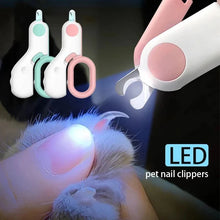 Load image into Gallery viewer, LED Pet Nail Clipper – Cat & Dog Claw Trimmer with Safety Lock