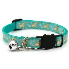 Load image into Gallery viewer, Colorful Pet Collar with Bell – Adjustable for Cats & Small Dogs