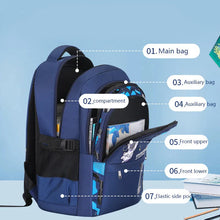 Load image into Gallery viewer, Kids Astronaut Backpack Waterproof School Bag for Boys