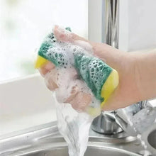 Load image into Gallery viewer, Double-Sided Magic Cleaning Sponge – Rust & Stain Remover for Kitchen