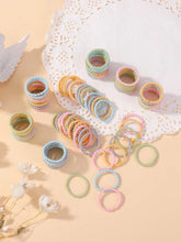将图片加载到图库查看器,100pcs Kids Rubber Bands – Colorful Hair Scrunchies for Toddlers