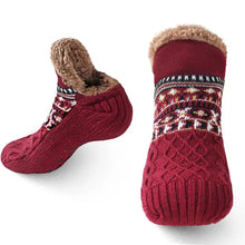 将图片加载到图库查看器,Thermal Mens Fluffy Slipper Socks Winter Warm Women Short Cotton Thickened Home Sleeping Soft Non Slip Grip Fuzzy Floor Socks