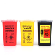 Load image into Gallery viewer, 1L Tattoo Medical Plastic Sharps Container Knife Blade Case Needle Disposal Tips Accessories Waste Box