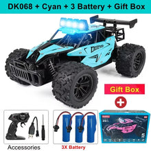 Load image into Gallery viewer, 1:16 RC Drift Racing Car - High-Speed Off-Road Alloy Truck with LED Lights, 20KM/H, 2.4G Radio Control for Kids & Adults