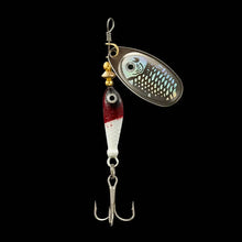 Load image into Gallery viewer, Rotating Metal Spinner Fishing Lure 9.1g 7cm β Sequin Hard Bait with Treble Hook for Bass, Pike, Carp & Trout
