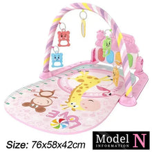Load image into Gallery viewer, Baby Fitness Play Gym with Music & Piano Mat
