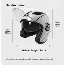 Load image into Gallery viewer, Motorcycle Dual Visor Flip Up Modular Full Face Helmet Anti-fog Street Bike Racing Helmet for Women, Men, 4 Colors