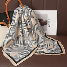 Load image into Gallery viewer, Luxury Satin Silk Square Scarf – Shawl, Hijab & Fashion Wrap 2023