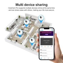 Load image into Gallery viewer, VERYHDSN 3MP PTZ Wifi Camera 180° Ultra Wide Angle IP ONVIF Security Home Cameras Surveillance Face Detection Night Full Color