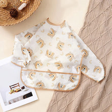 将图片加载到图库查看器,Waterproof Long Sleeve Baby Bib | Washable Feeding Bib with Full Coverage & Easy Clean Design