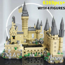 Load image into Gallery viewer, New Magic Castle Micro Building Blocks Light Up Street View Architecture Creative MOC Model Kit Kids Christmas Birthday Gifts
