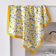 将图片加载到图库查看器,Luxury Silk-Feel Square Scarf – Satin Shawl, Hijab, Hair Wrap for Women