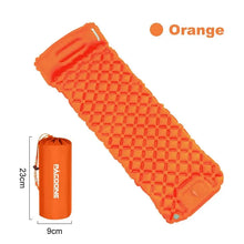 Load image into Gallery viewer, Ultralight Camping Inflatable Mattress with Built-In Pump & Pillow