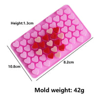 Load image into Gallery viewer, 55-Cavity Heart Silicone Candle Mold – DIY Valentine’s Candle, Wax Melt & Chocolate Mold for Love Crafts, Baking & Party Gifts