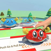 Load image into Gallery viewer, Interactive Crawling Crab Toy - Double Return Force & Bubble Simulation | Fun Baby Sensory Toy for Toddlers