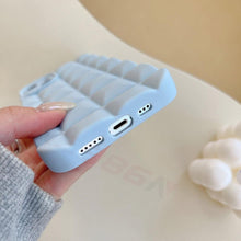 Load image into Gallery viewer, Unique Phone Case For iPhone 14 Pro 13 12 11 Pro Fashion 3D Soft Silicon Shockproof For iPhone 14 Case Bubble Case Cute Full Body Shape Soft Silicone Slim Cushioned Beautiful Elegant Case For Women