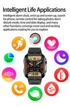 Load image into Gallery viewer, 2024 New 1.95 Outdoor Military Man Smart Watch Men Bluetooth Call Smartwatch Men For Android IOS IP68 Waterproof Ftiness Watches