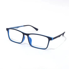 将图片加载到图库查看器,Super Light Rubber Titanium Glasses – Square Prescription Frame Unisex