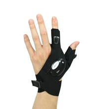 Load image into Gallery viewer, LED Flashlight Luminous Running Gloves Waterproof Cycling Camping Hiking Rescue Glove Lamp Lighting Gloves Fingerless Gloves