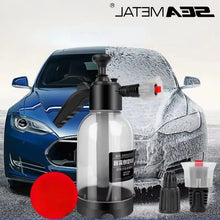 Load image into Gallery viewer, SEAMETAL 2L Car Wash Spray Bottle Foam Sprayer Hand Pump Foam Sprayer Car Air Pressure Spray Washer Auto Window Cleaning Tools