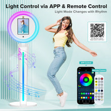 Load image into Gallery viewer, Selfie Stand Photo Booth Machine ipad Photobooth compatible for 10.2-12.9inch ipad Photo Booth Stand Machine for Party Wedding