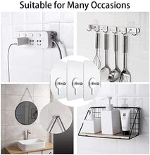 将图片加载到图库查看器,10 Pcs Punch-Free Non-Marking Strong Adhesive Screw Stickers Wall Picture Hook Invisible Traceless Hardware Drywall Hooks Towel Hook Self Adhesive Key Holder Wall Hook Clothes Coat Robe Hooks Cabinet Closet Door Hanger