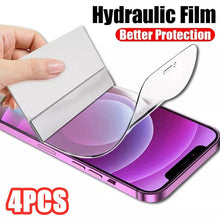 将图片加载到图库查看器,4PCS for IPhone 12 11 13 Pro Max Full Cover Film Screen Protectors Protective Film for IPhone 14 Pro X XR XS MAX 7 Plus Easy Installation Bubble Free HD Clear Scratch Resistant Anti-Fingerprint Tempered Glass Film