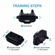 Load image into Gallery viewer, VIP Electric Dog Training Collar Waterproof Dog Bark Collar Pet With Remote Control Rechargeable Anti Barking Device Equipment