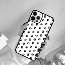 将图片加载到图库查看器,Dog Foot Print Colorful Pattern Phone Case For Iphone 14 Se 2020 Xr Xs 11 12 13 Mini Pro Max 6 7 8 Plus Ultra Designer Printed Hard Back Case