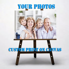 Load image into Gallery viewer, Custom Print Canvas Painting By Your Photo Canvas Poster Personal Gift Customize Figure Animal Pets Pictures Home Decor Prints